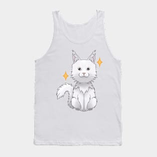 Maine Coon white Tank Top